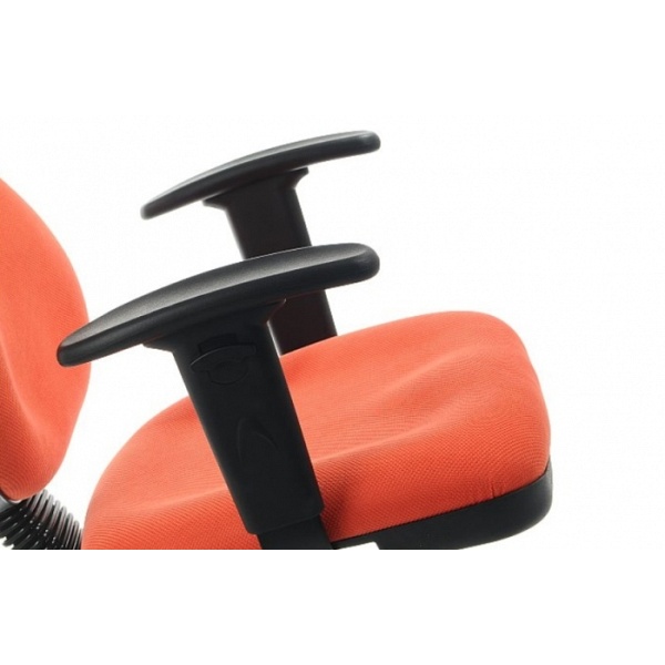 Fotel biurowy Zipper pomarańczowy - SitPlus