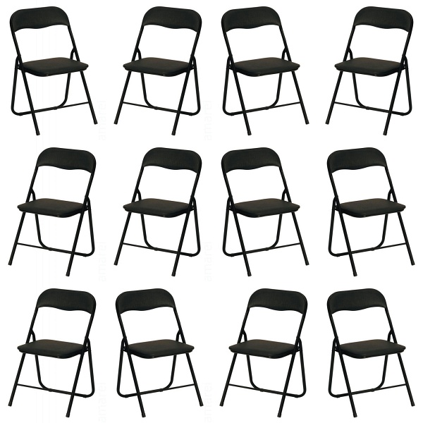 Dwanaście krzeseł czarnych - 7616