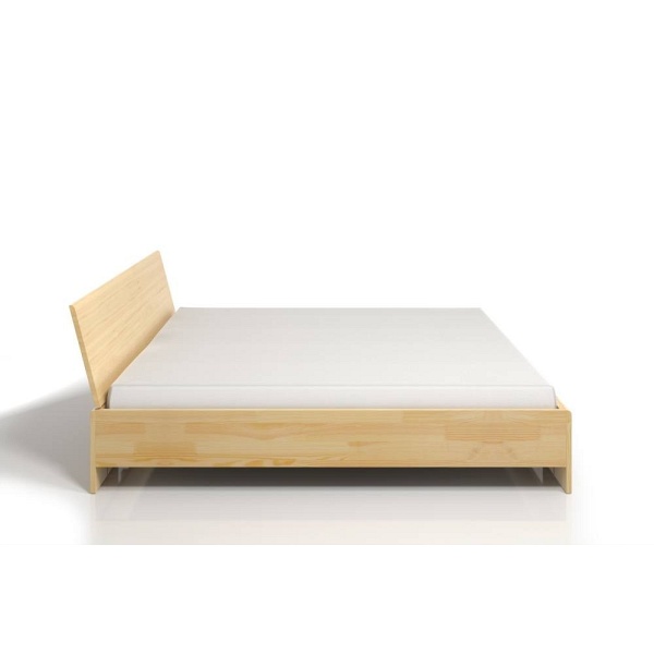 Łóżko drewniane sosnowe ze skrzynią na pościel Vestre Maxi &  ST - Skandica