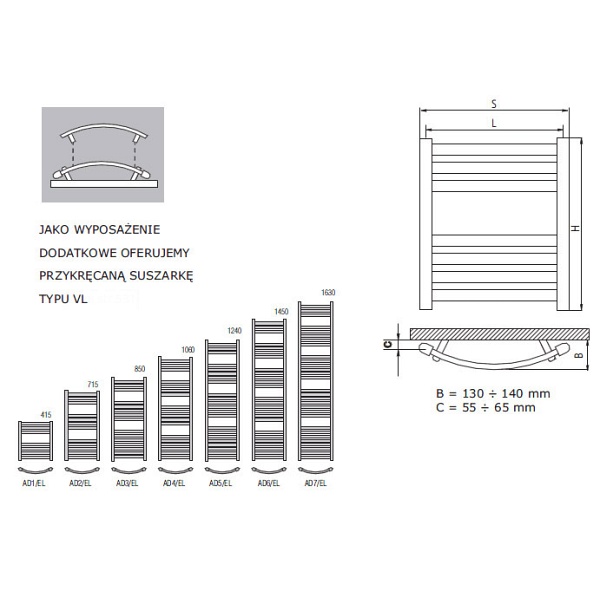 Grzejnik AD/EL Radeco