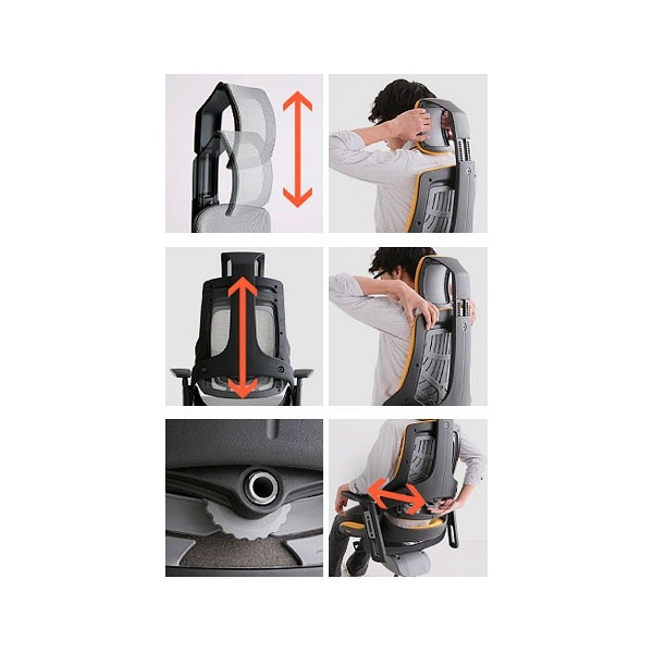 Fotel Wau biały siatka  - Unique