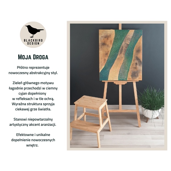 Moja droga obraz 60x70 Blackbird Design