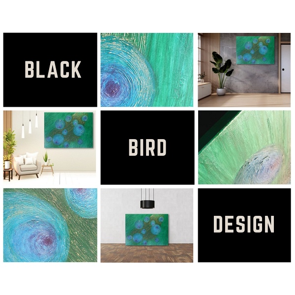 Galaktyki obraz 90x120 Blackbird Design