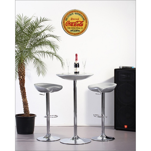 Stolik Round srebrny - Unique