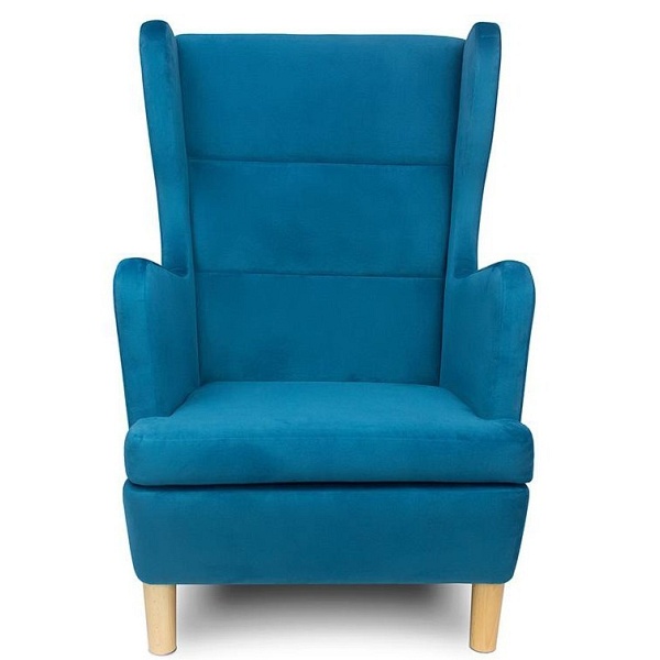 Fotel Lars niebieski - Skandica