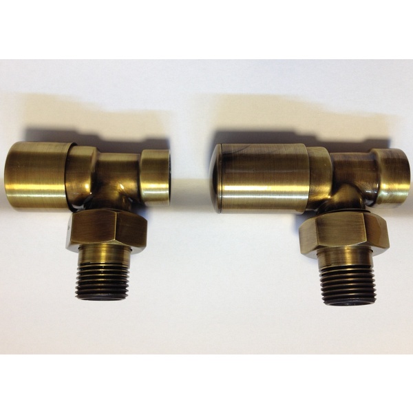 Zawory kątowe Modern Retro komplet ( zasilający, odcinający ) - Imers