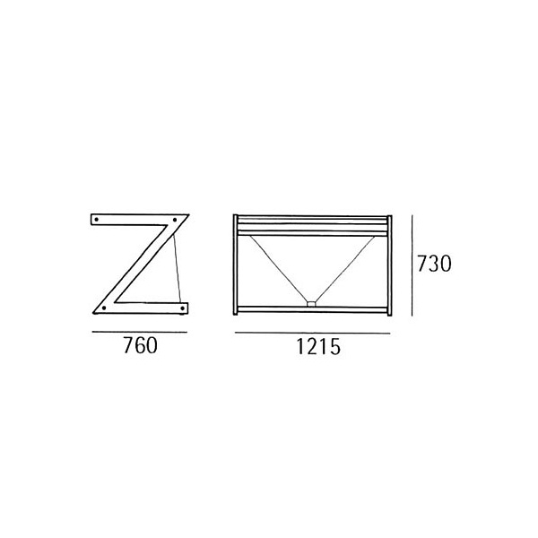 Biurko Z-Line - Chrom - Computer Desk Black - Unique