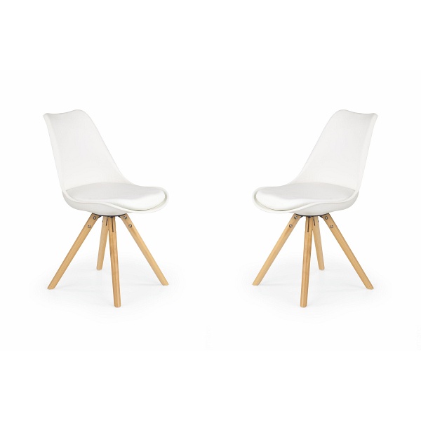 Dwa krzesła białe - 8210