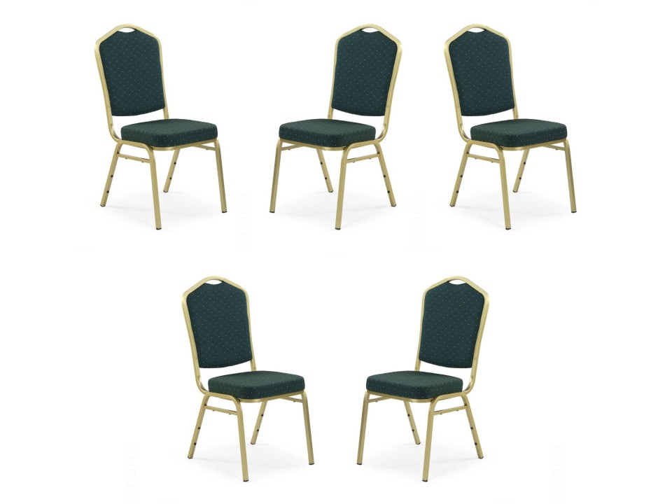 Pięć krzeseł zielonych - 5312