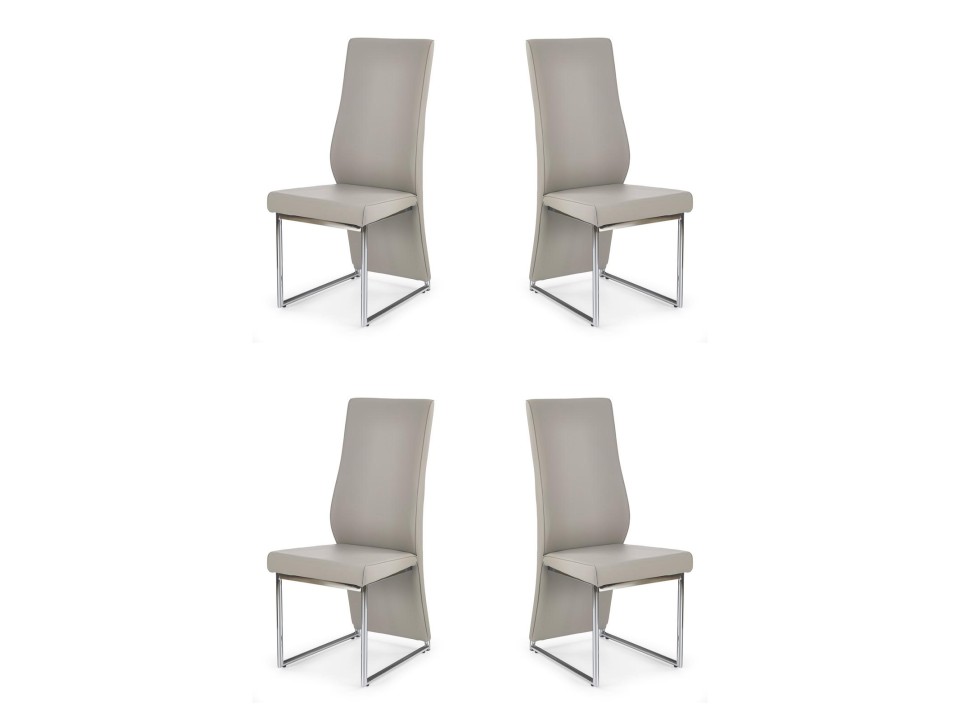 Cztery krzesła cappuccino - 0411