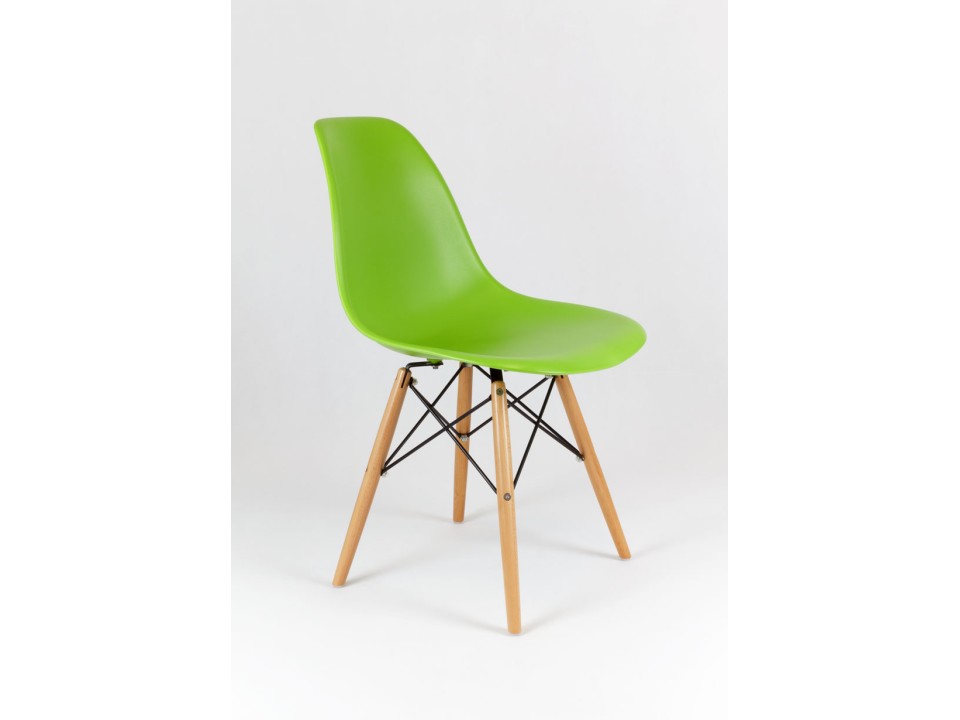 Sk Design Kr012 Zielone Krzesło Buk