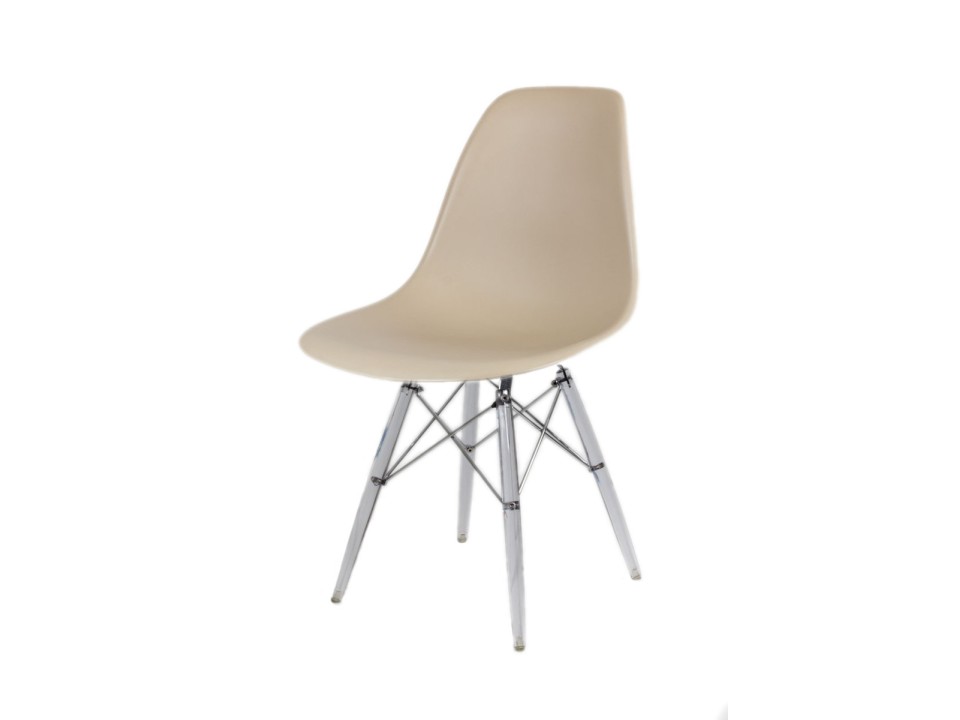 Sk Design Kr012 Beżowe Krzesło Lodowe