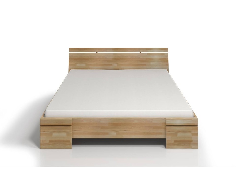 Łóżko drewniane bukowe ze skrzynią na pościel SPARTA Maxi & ST 120/200cm - Skandica