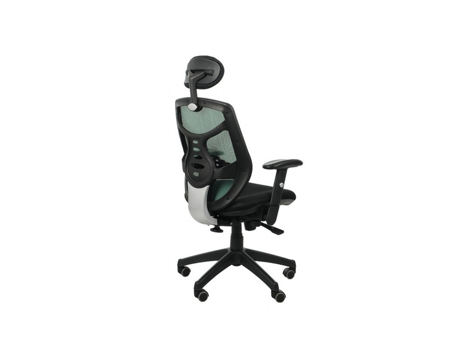 Fotel biurowy SPECTRUM HB NET zielony - SitPlus