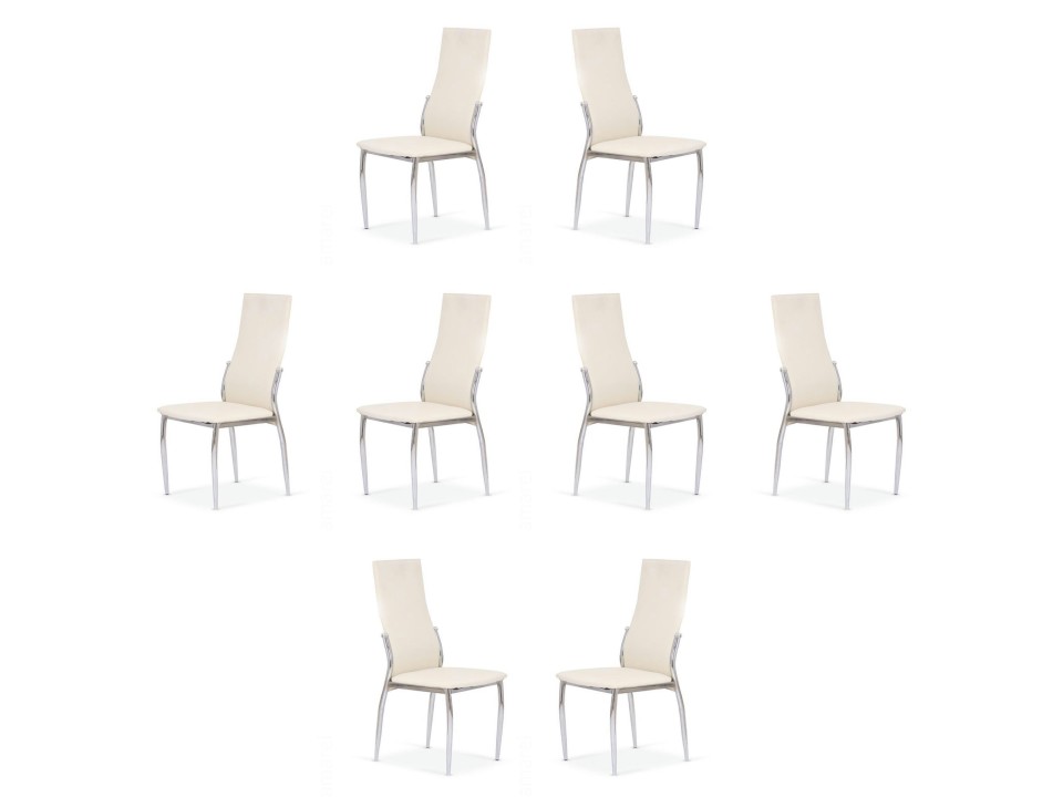 Osiem krzeseł waniliowych - 7890