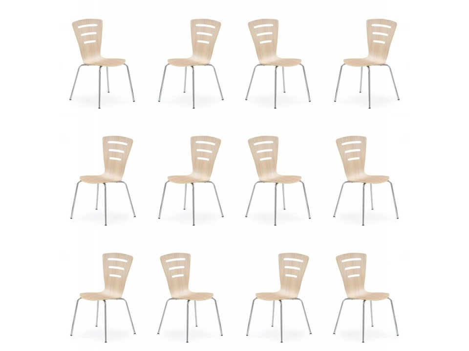 Dwanaście krzeseł dąb sonoma - 4312