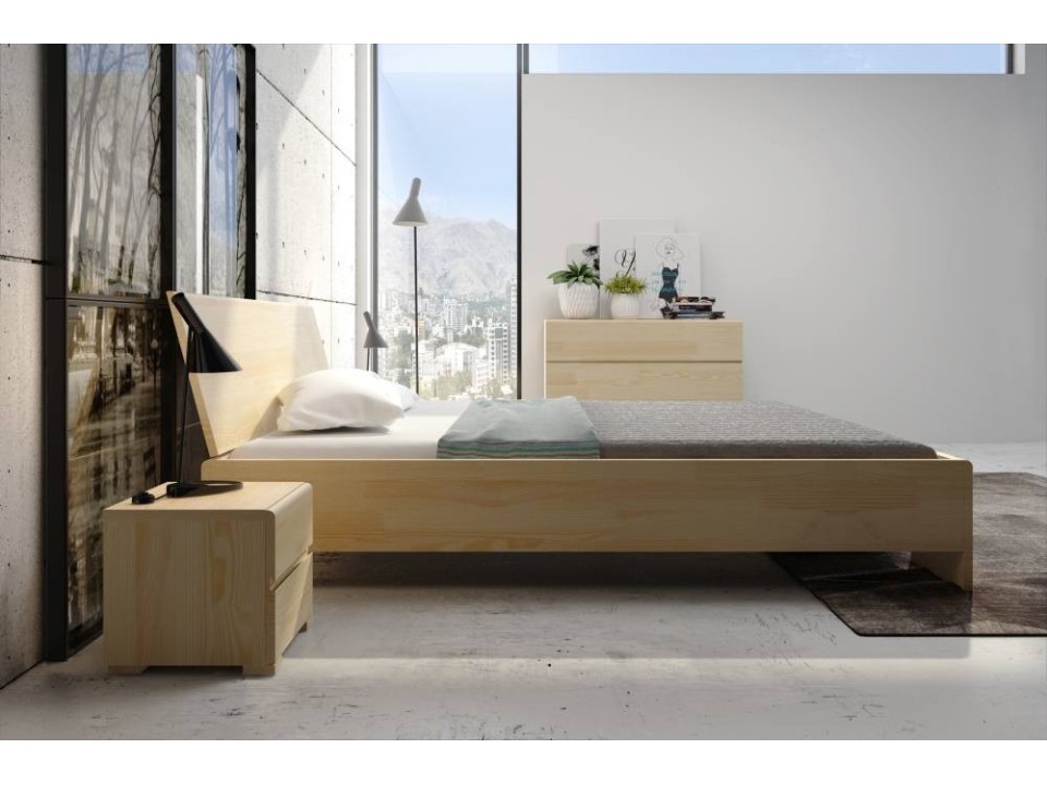 Łóżko drewniane sosnowe Vestre Maxi & Long - Skandica