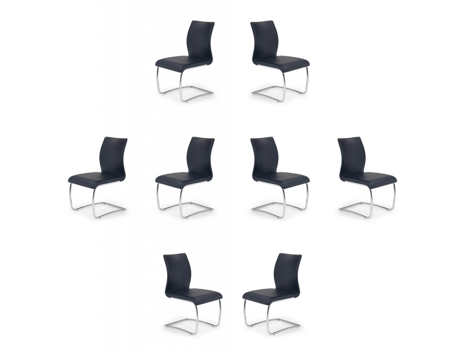 Osiem krzeseł czarnych - 4533