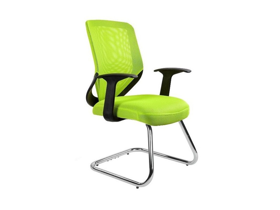 Krzesło biurowe Mobi Skid / zielony - Unique