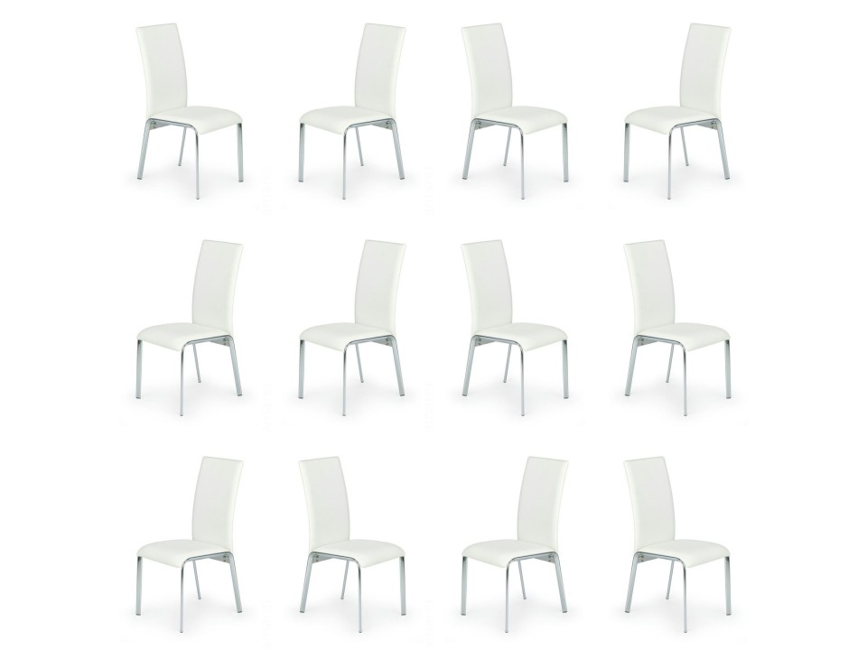 Dwanaście krzeseł białych - 6453