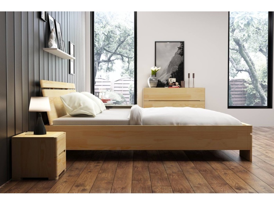 Łóżko drewniane sosnowe Sparta Maxi - Skandica