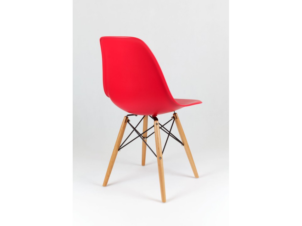 Sk Design Kr012 Czerwone Krzesło Buk