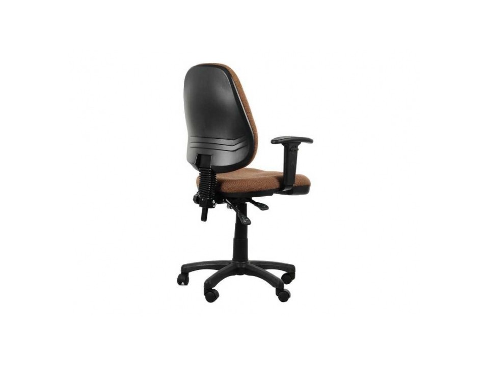 Fotel biurowy Zipper brązowy - SitPlus