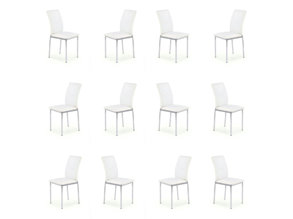 Dwanaście krzeseł białych - 6705