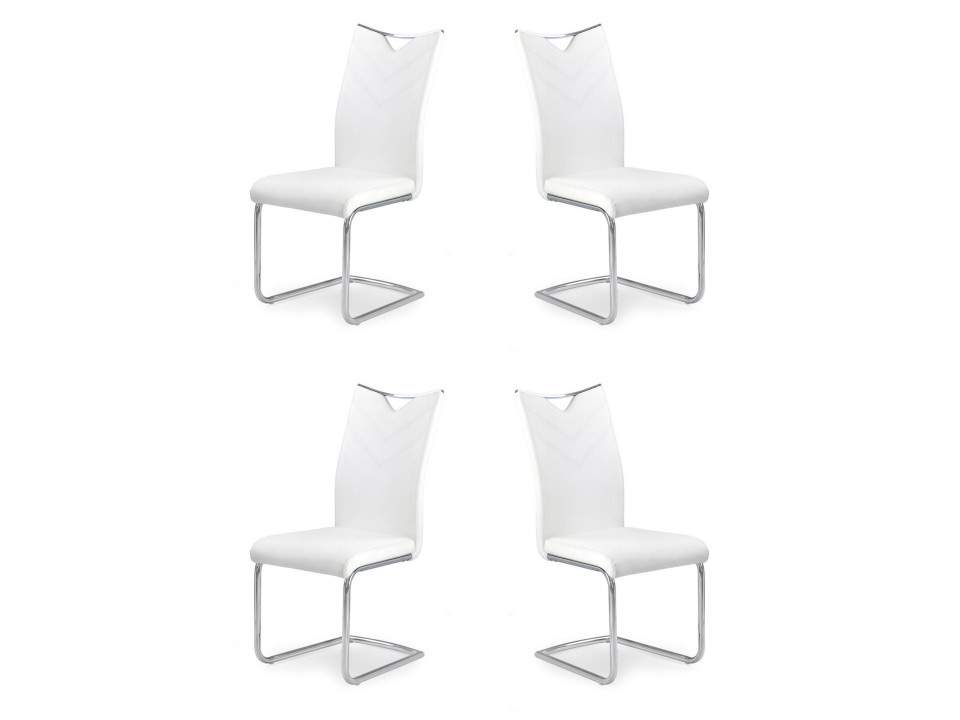 Cztery krzesła białe - 1517