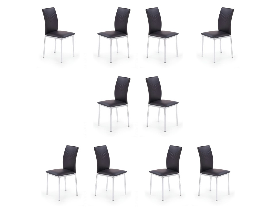 Dziesięć krzeseł czarnych - 6712