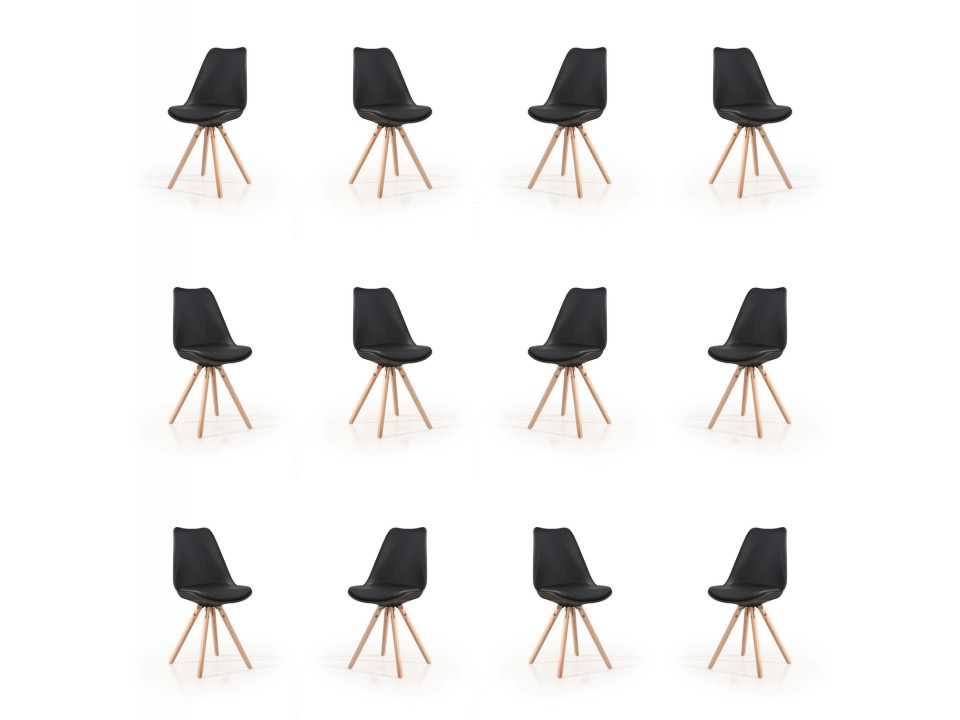 Dwanaście krzeseł czarnych - 8289