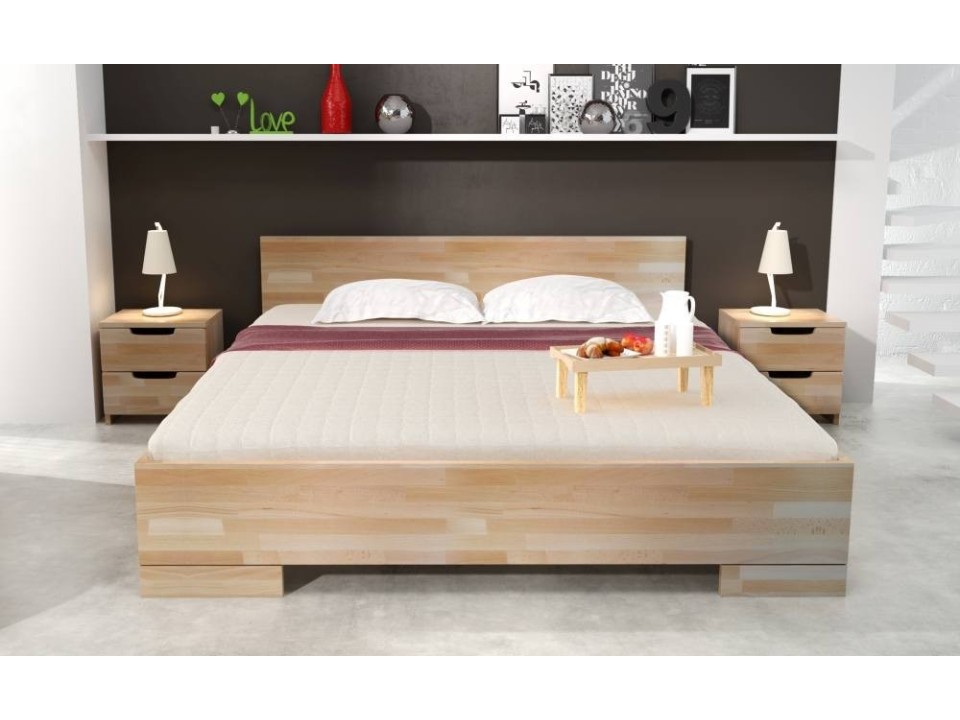 Łóżko drewniane bukowe SPECTRUM Maxi 90x200 - Skandica