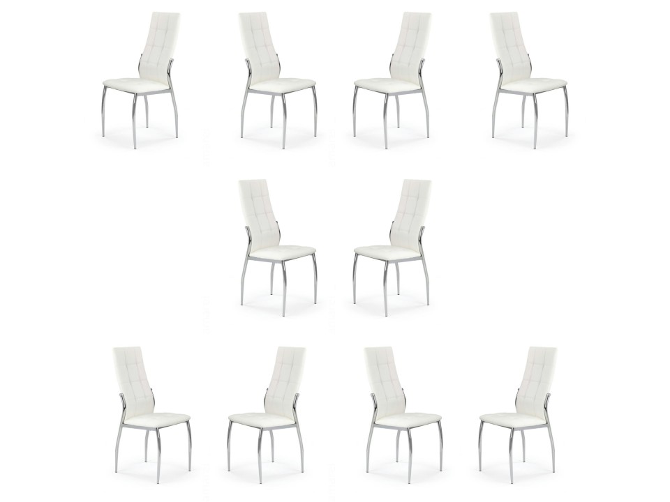 Dziesięć krzeseł białych - 0022