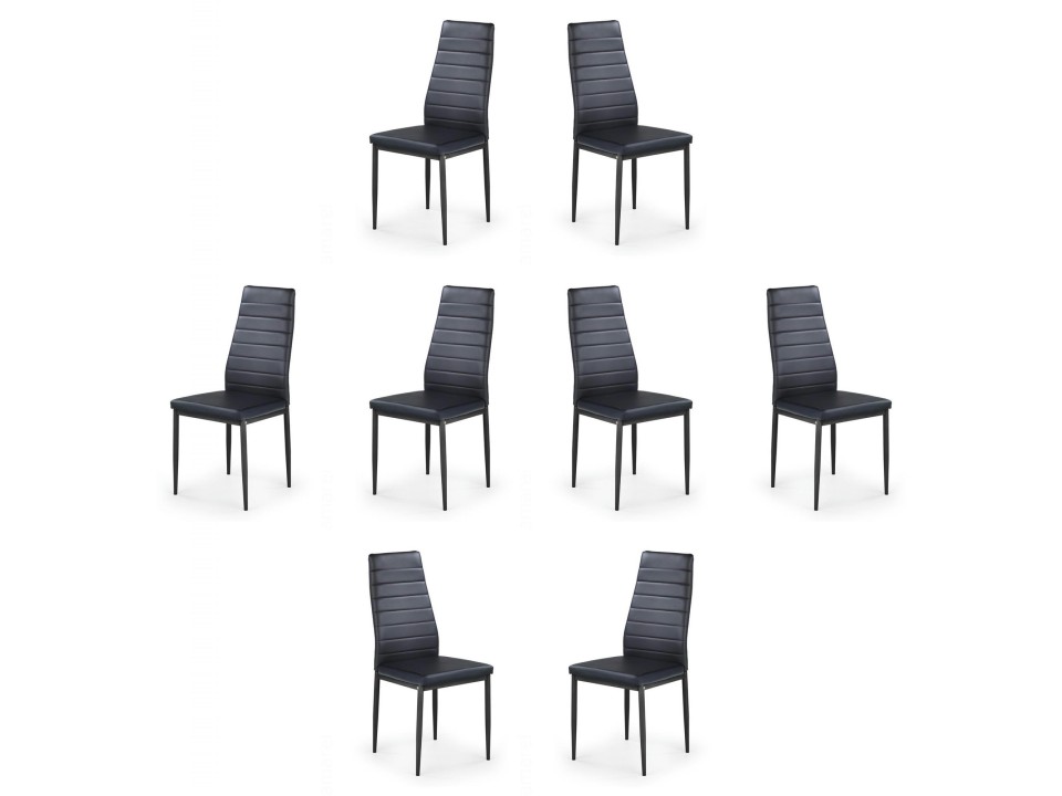 Osiem krzeseł czarnych - 6200