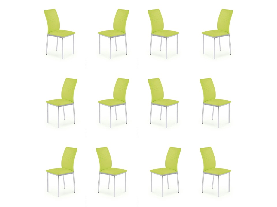 Dwanaście krzeseł lime green - 7039