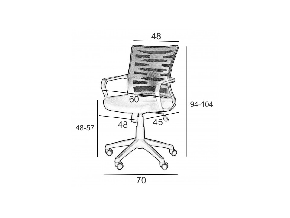 Fotel biurowy Flexy biały - SitPlus