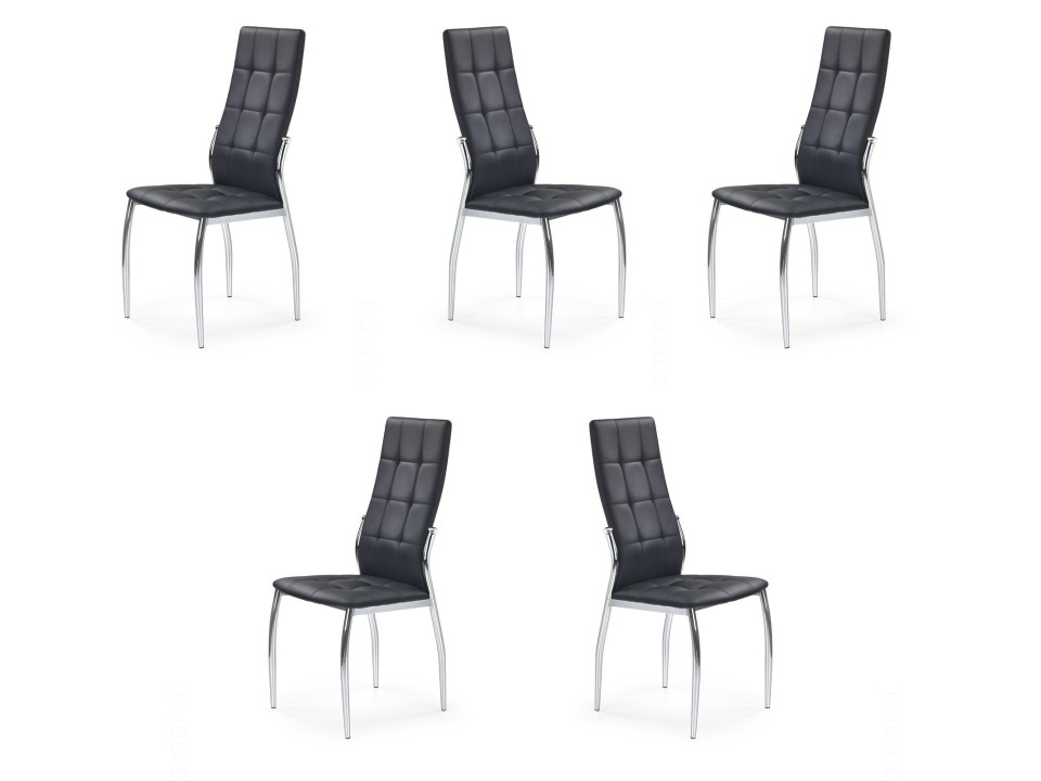 Pięć krzeseł czarnych - 0015
