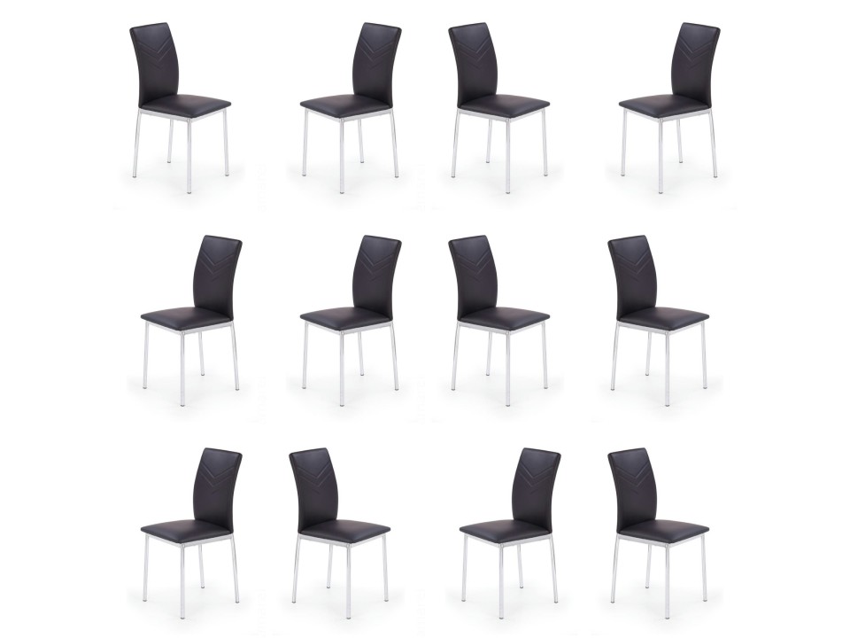 Dwanaście krzeseł czarnych - 6712