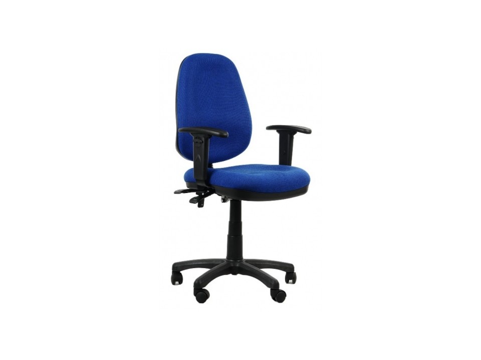 Fotel biurowy Zipper niebieski - SitPlus