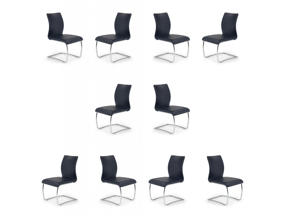 Dziesięć krzeseł czarnych - 4533