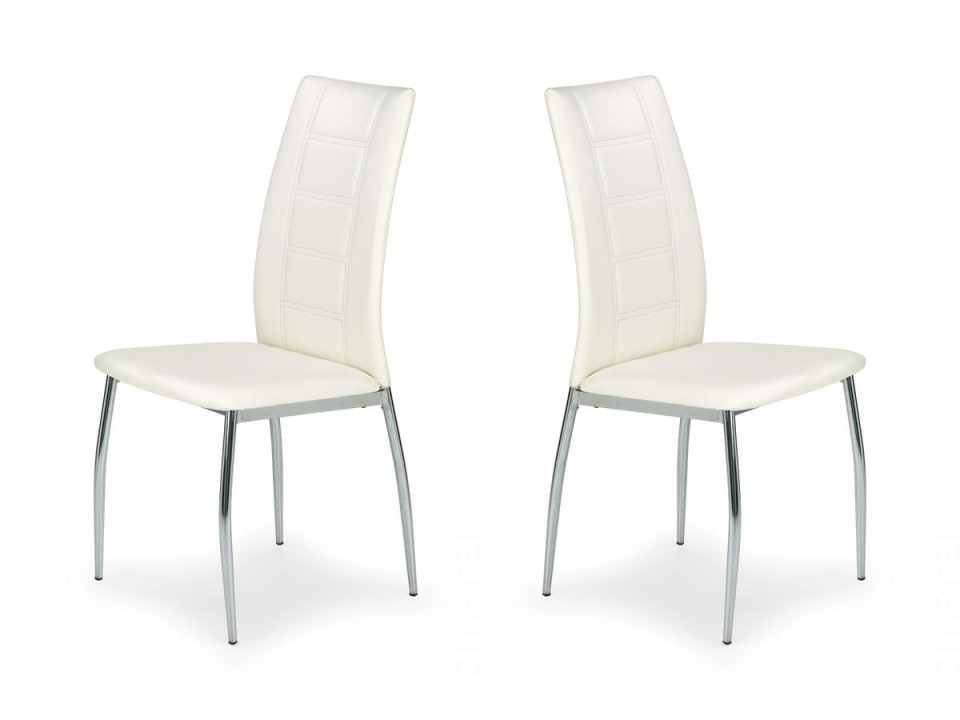 Dwa krzesła białe - 6576