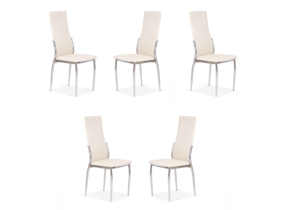 Pięć krzeseł waniliowych - 7890