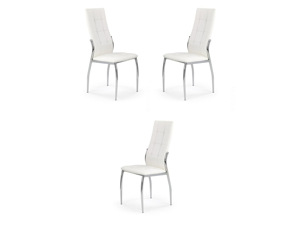 Trzy krzesła białe - 0022
