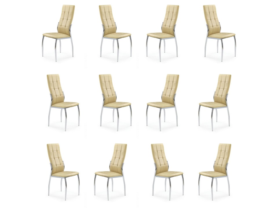 Dwanaście krzeseł beżowych - 0046
