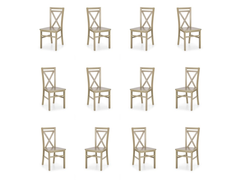 Dwanaście krzeseł dąb sonoma - 8098