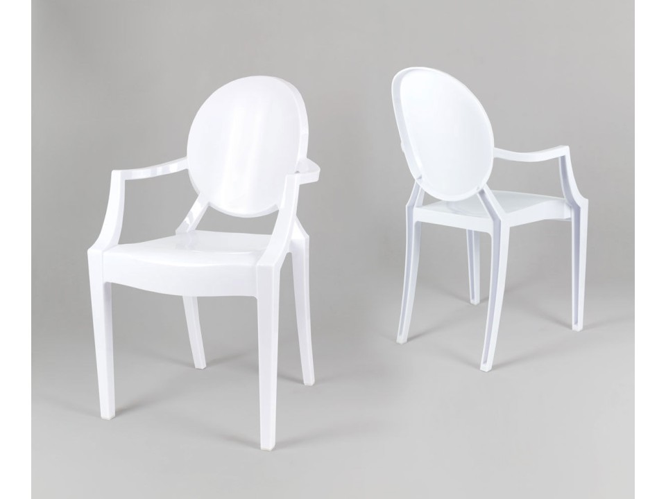 Sk Design Kr001 Białe Krzesło