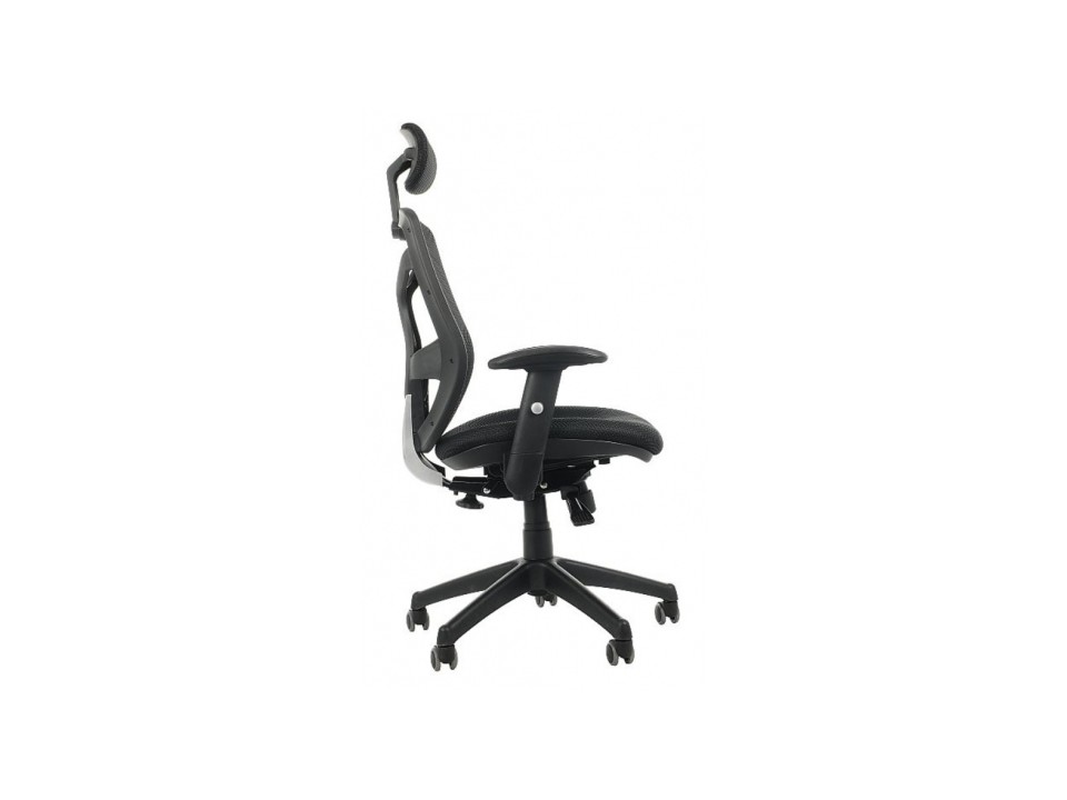 Fotel biurowy SPECTRUM HB NET czarny - SitPlus