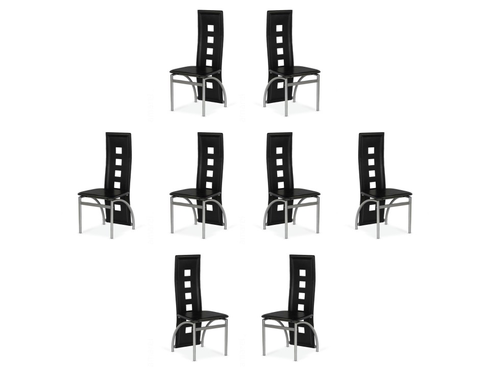 Osiem krzeseł czarnych - 7224