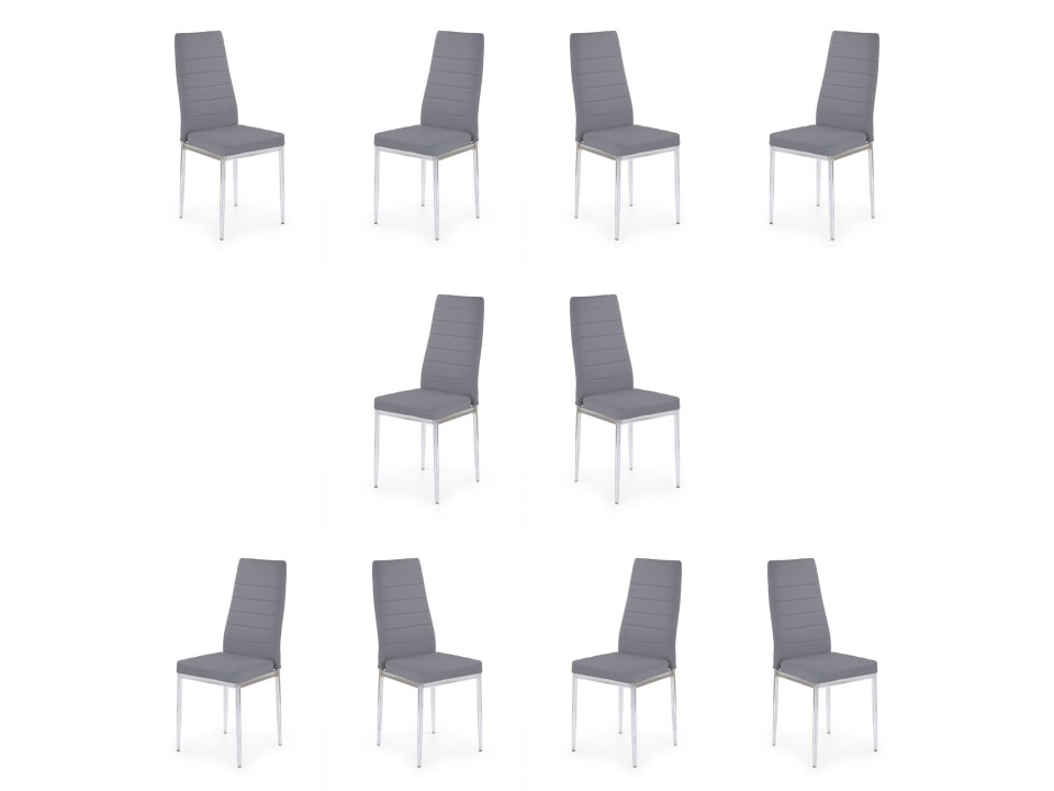 Dziesięć krzeseł popielatych - 6926