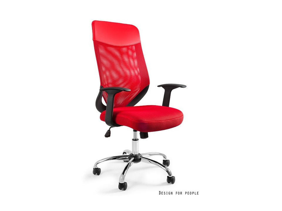 Fotel Mobi Plus / czerwony - Unique